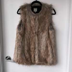 Zara Faux Fur Vest